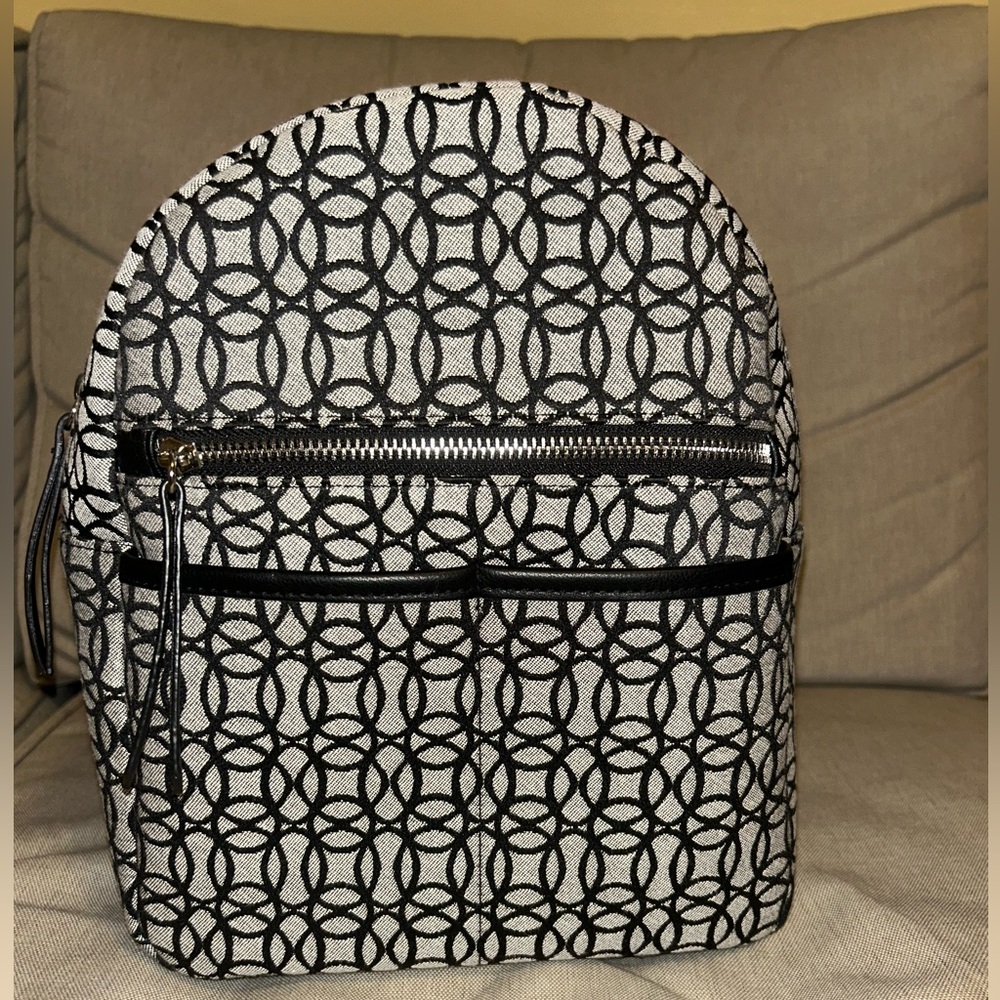 Stylish Patterned Miniature Backpack - image 1
